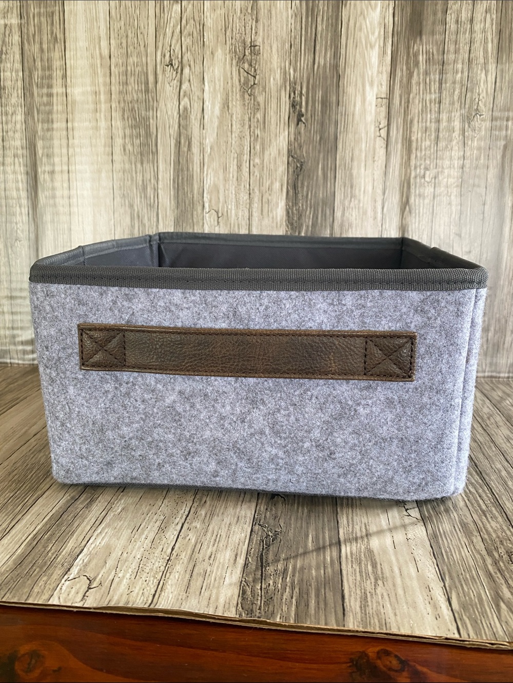 THIRTY-ONE YOUR WAY STORAGE BIN— BRUSHED WHISPER GREY